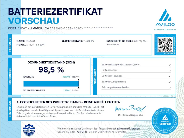Peugeot 208 e-Allure - 100% Electric