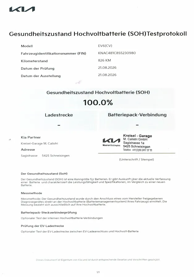 Kia EV6 84 kWh GT-Line 4x4
