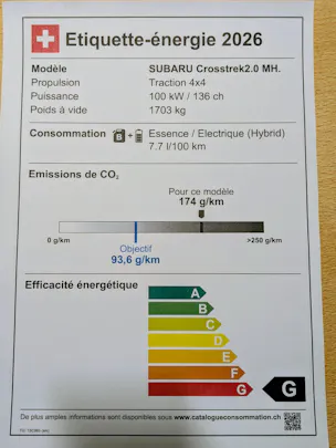 Subaru Crosstrek 2.0i e-Boxer Swiss Plus