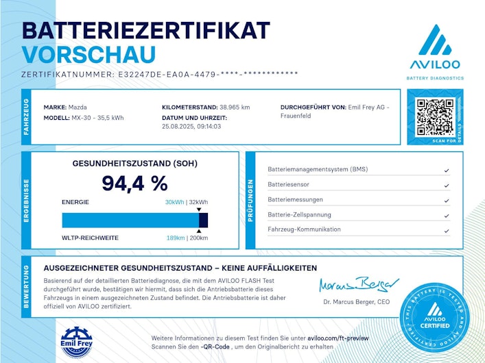 Vehicle image MAZDA MX-30