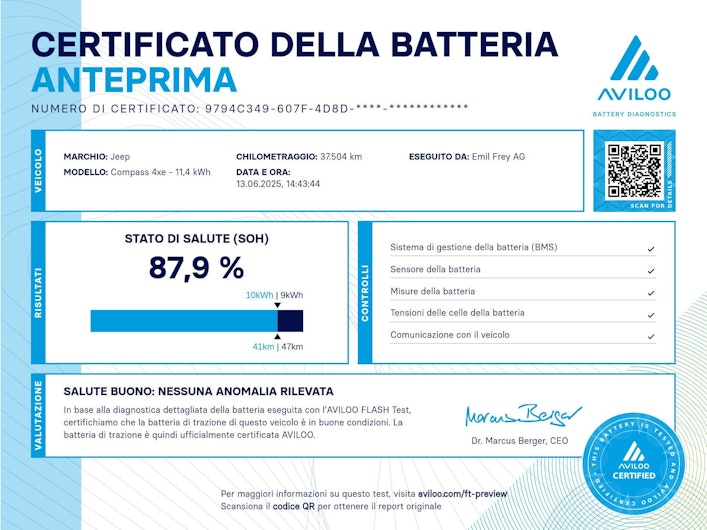 Vehicle image JEEP COMPASS