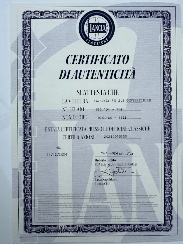 Lancia touring convertibile 2800 3C superleggera
