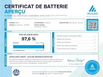 Vehicle image BMW iX xDrive40