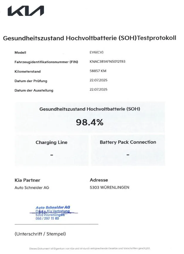 Kia EV6 77 kWh Edition 24