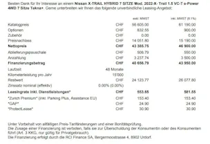 Nissan X-Trail 1.5 VC-T e-Power 4WD 7 Sitze Tekna+