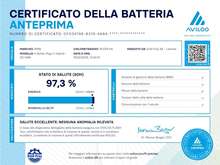 immagine del veicolo BMW 5 SERIES