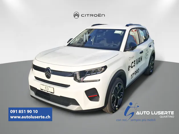 Citroën e-C3 Van