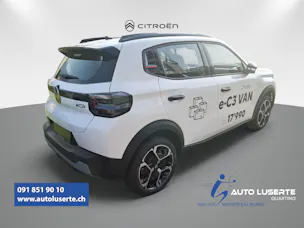 Citroën e-C3 Van