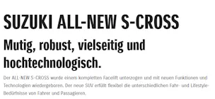 Suzuki S-Cross 1.4 T Compact Top Hybrid 4x4