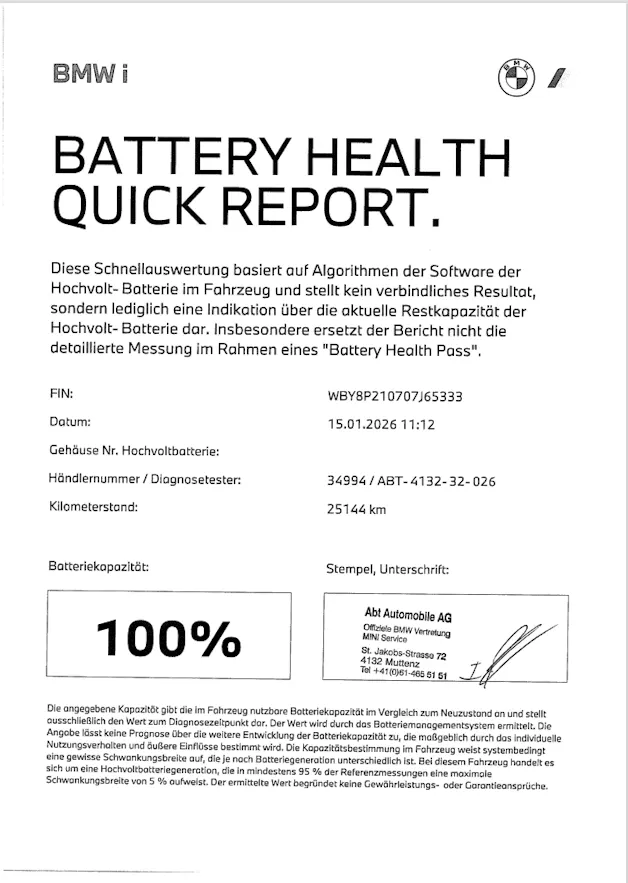 BMW i3 120 Ah