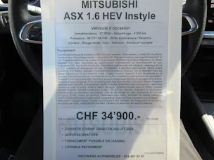 Mitsubishi ASX 1.6 HEV Instyle