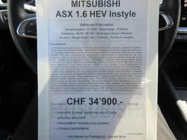 MITSUBISHI ASX 15