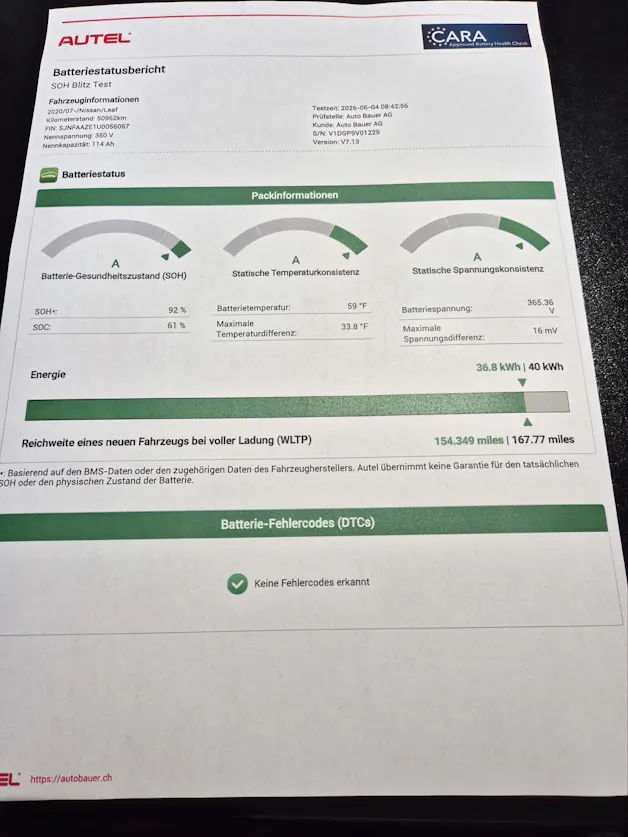 Nissan Leaf Tekna 40 kWh (incl.battery)