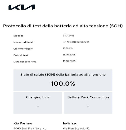 Vehicle image KIA EV3