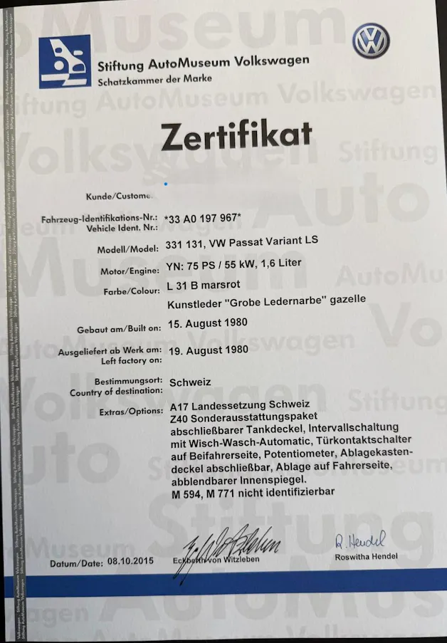 VW Passat 33 Variant