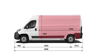 Fiat E-Ducato Maxi 4.25t. 110kWh L3H2