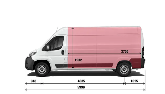 Fiat E-Ducato Maxi 4.25t. 110kWh L3H2