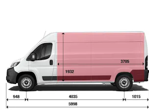 Fiat E-Ducato Maxi 4.25t. 110kWh L3H2