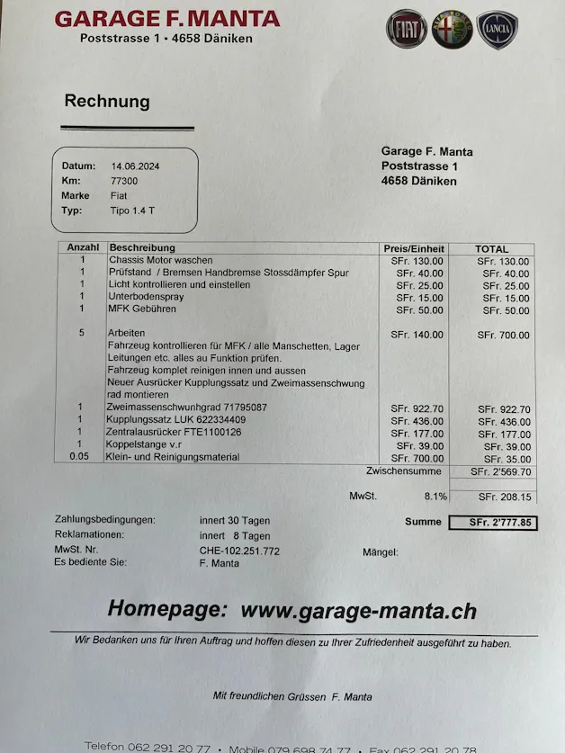 Fiat Tipo 1.4TJet Lounge