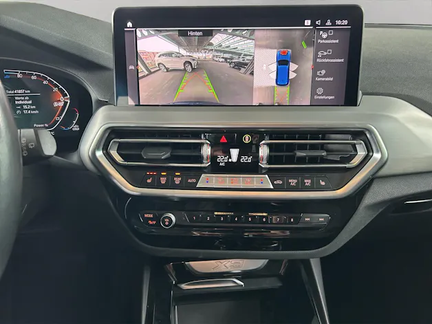 BMW X3 20d xDrive paddles