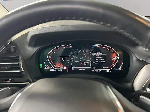 BMW X3 20d xDrive paddles