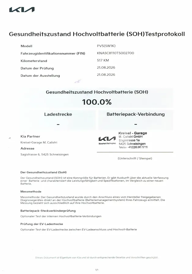 Kia PV5 Passenger 71.2 kWh Plus