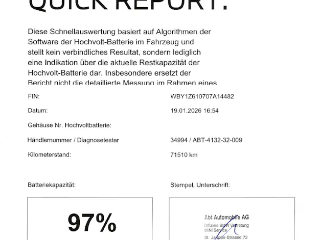 BMW i3 60 Ah
