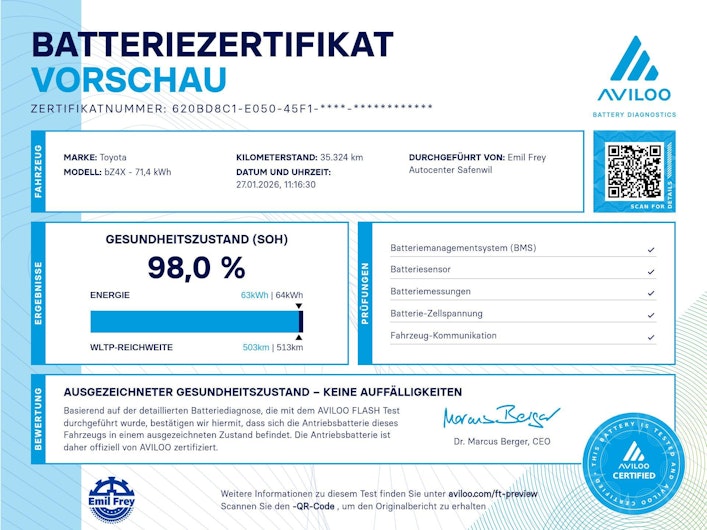 Vehicle image TOYOTA BZ4X