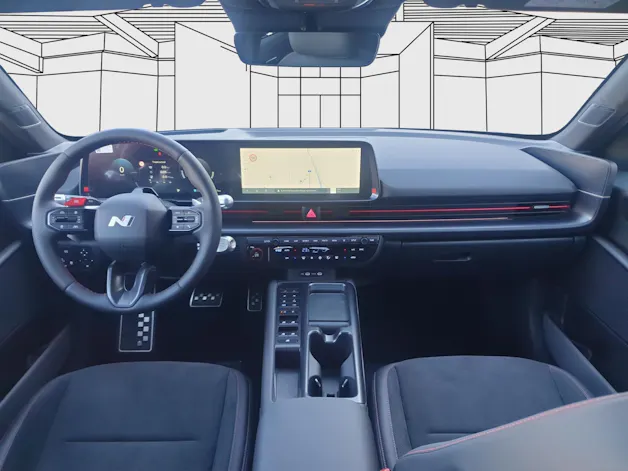 Hyundai Ioniq 6 N Line Sunroof 595 kms autonomie 4WD