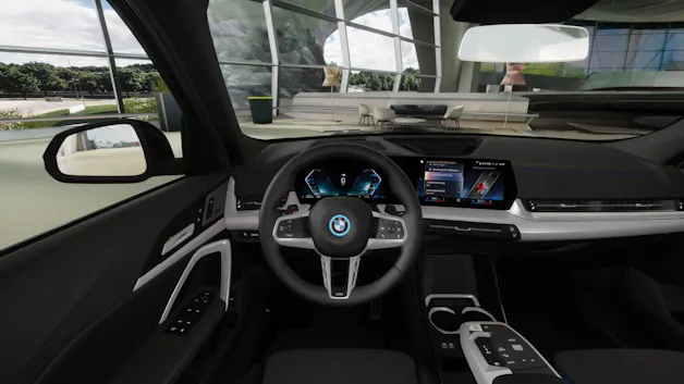 BMW X1 30e xDrive paddles