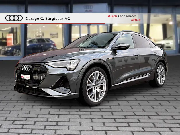 Audi e-tron 55 Sportback S Line quattro Daytonagrau Perleffekt