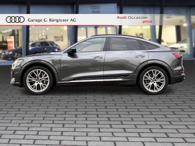 Audi e-tron 55 Sportback S Line quattro Daytonagrau Perleffekt