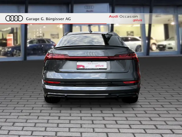 Audi e-tron 55 Sportback S Line quattro Daytonagrau Perleffekt