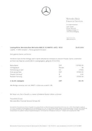Mercedes-Benz AMG SL 63 4matic+