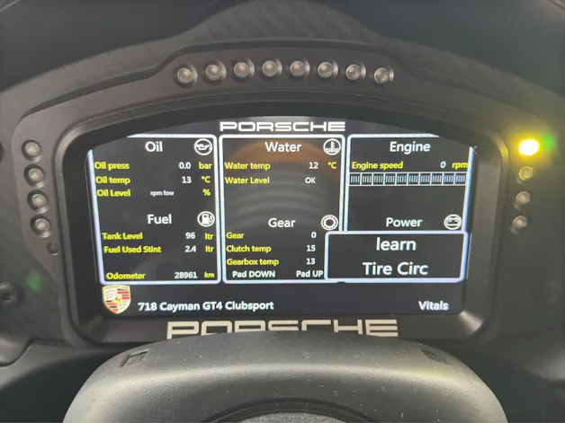 Porsche CAYMAN GT4 Clubsport Manthey Racing