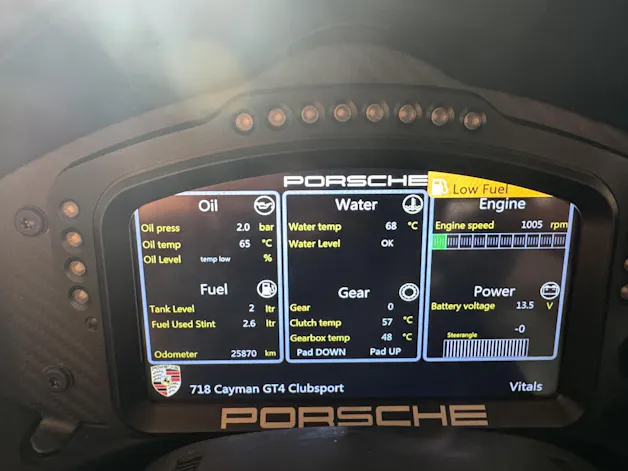 Porsche CAYMAN GT4 Clubsport Manthey Racing