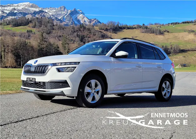 Škoda Kamiq 1.0 TSI Ambition DSG *Rückfahrkamera+8-fach bereift m. Pneu*