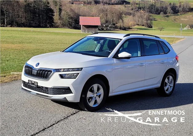 Škoda Kamiq 1.0 TSI Ambition DSG *Rückfahrkamera+8-fach bereift m. Pneu*