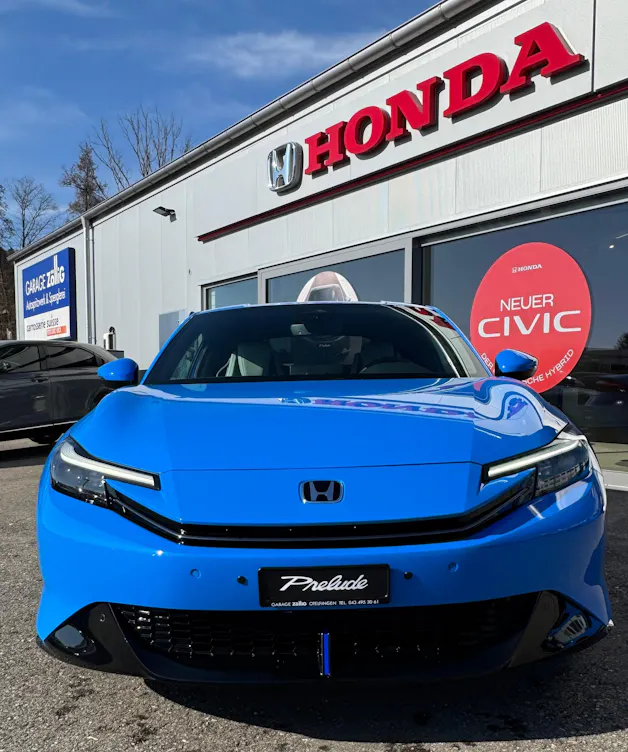 Honda Prelude eHEV 2.0 iMMD Advance 1.9% Leasing Aktion unschlagbar mit 8 Jahren Garantie