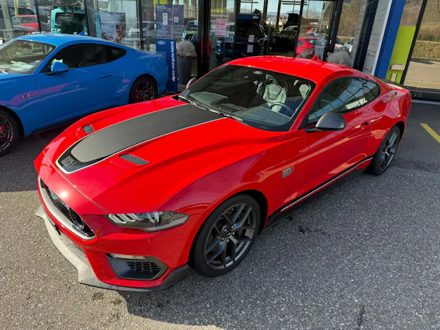 Ford Mustang Fastback 5.0 V8 Mach 1 RACE RED