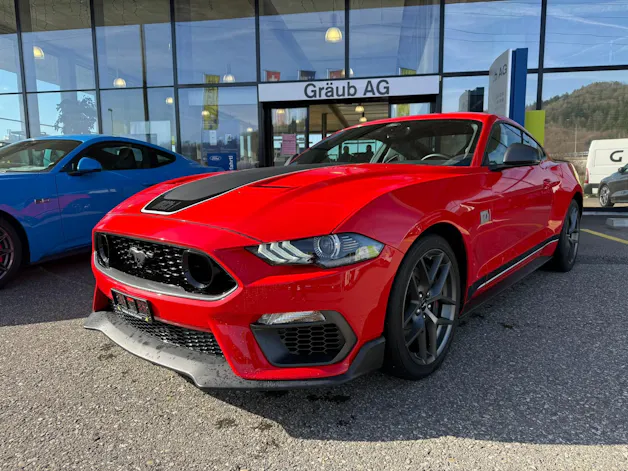 Ford Mustang Fastback 5.0 V8 Mach 1 RACE RED