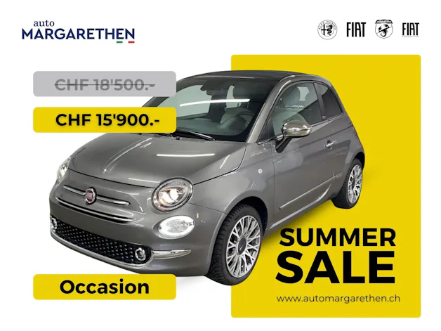 Fiat 500C Dolcevita 1.0 Hybrid