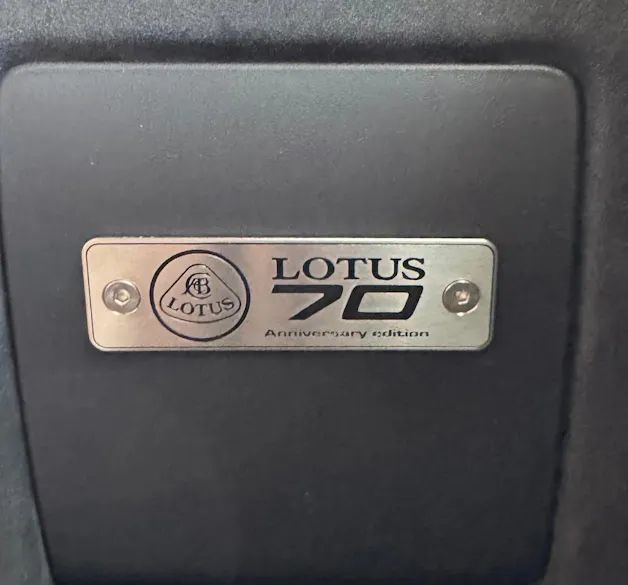 Lotus Exige 380 Sport 70 anniversary edition
