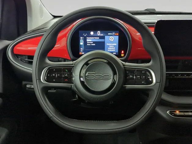 Fiat 500 3+1 electric 87 kW Red Swiss Edition