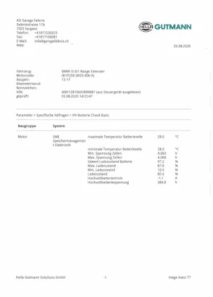 BMW i3 (94Ah) Range Extender