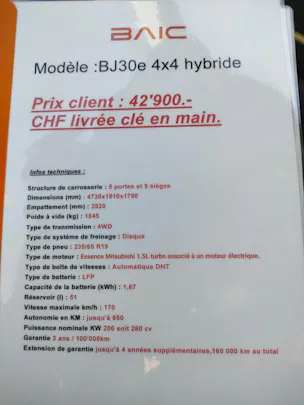 BAIC BJ30
