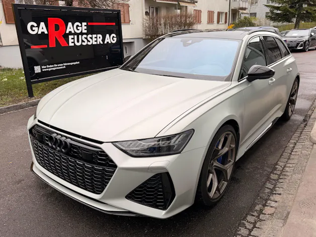 Audi RS6 AVANT 4.0 TFSI QUATTRO PERFORMANCE *** UNIKAT IN WEISS MATT & KERAMIK BREMSEN ***