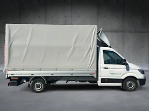MAN TGE 3.180 Lang Brücke Plane/Hebe/AHK