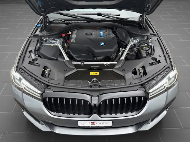 BMW 530e xDrive paddles