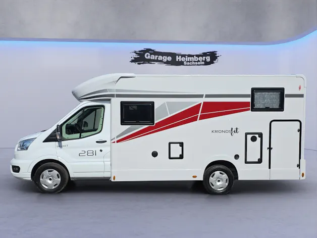 Ford Transit Roller Team Kronosfit 281 TL mit Hubbett, sehr gut Ausgestattet